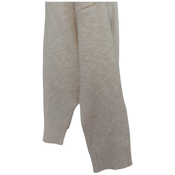 Jenni Kayne Cotton Linen Blend Crewneck Boyfriend Sweater In Ivory Size S - Picture 7 of 13